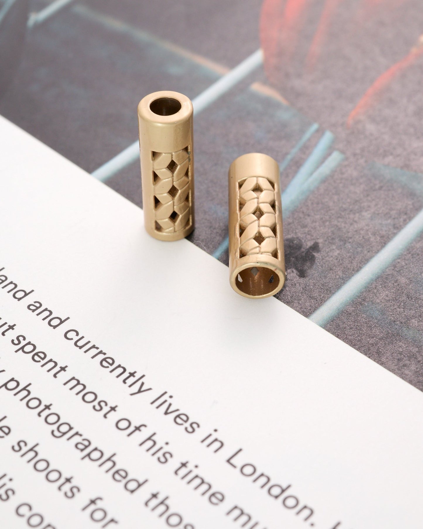 メタル ループエンド 通す穴直径約3.5㎜/5mm JPC118-29
