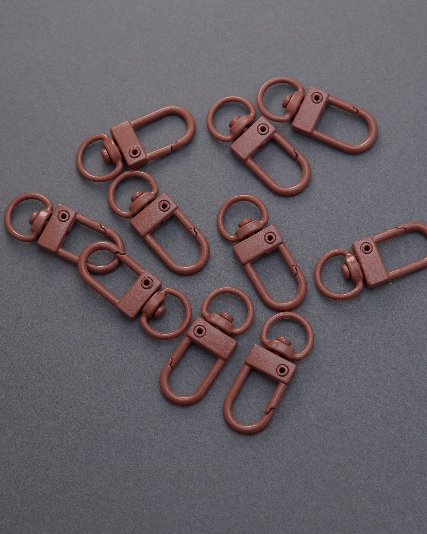 カラースナップフック 約14mm×30mm JPC242 - アクセサリーパーツ・資材