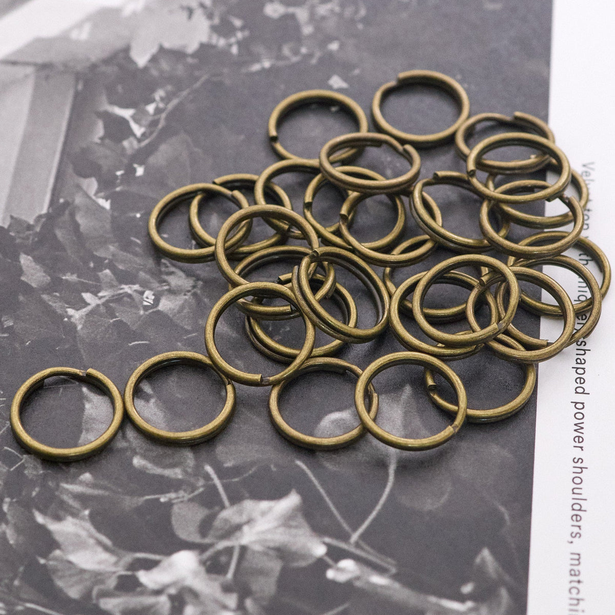 二重リング 直径15mm 20個入り JPC0089 - アクセサリーパーツ・資材の 