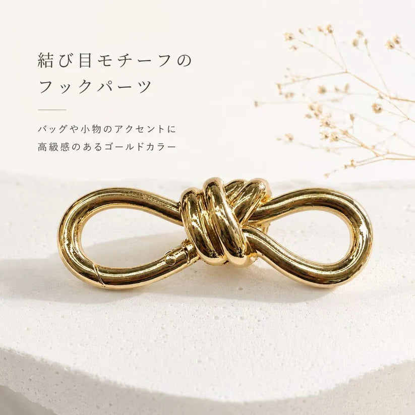 高級バッグ用 カラビナ S字型スプリングフック 74mm｜メタル金具｜バッグ・ショルダーストラップ用