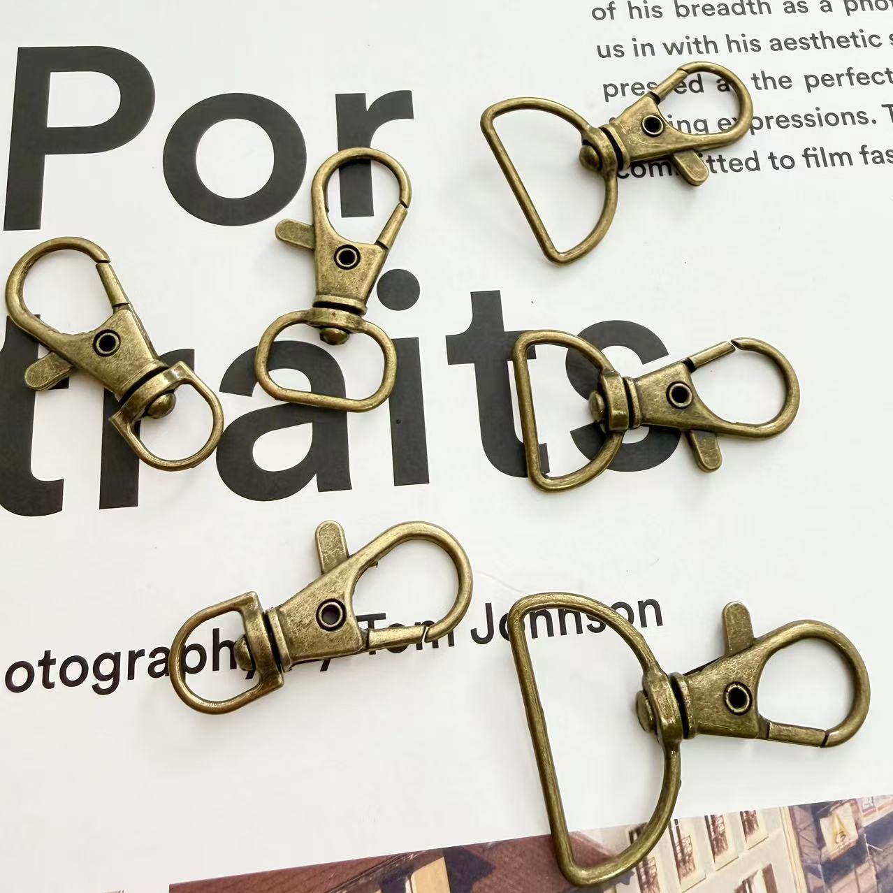 ナスカン 尾内径約 25mm 真鍮古美10個入り ナスカンまとめ買い 卸 業務用 問屋 お徳用 バッグ カバン 金具 フック ゴールド シルバー ブラック キーホルダー パーツ 持ち手 ショルダー 回転 クリップ DIY ハンドメイド 手芸 手作り - ジャパンパーツセンター