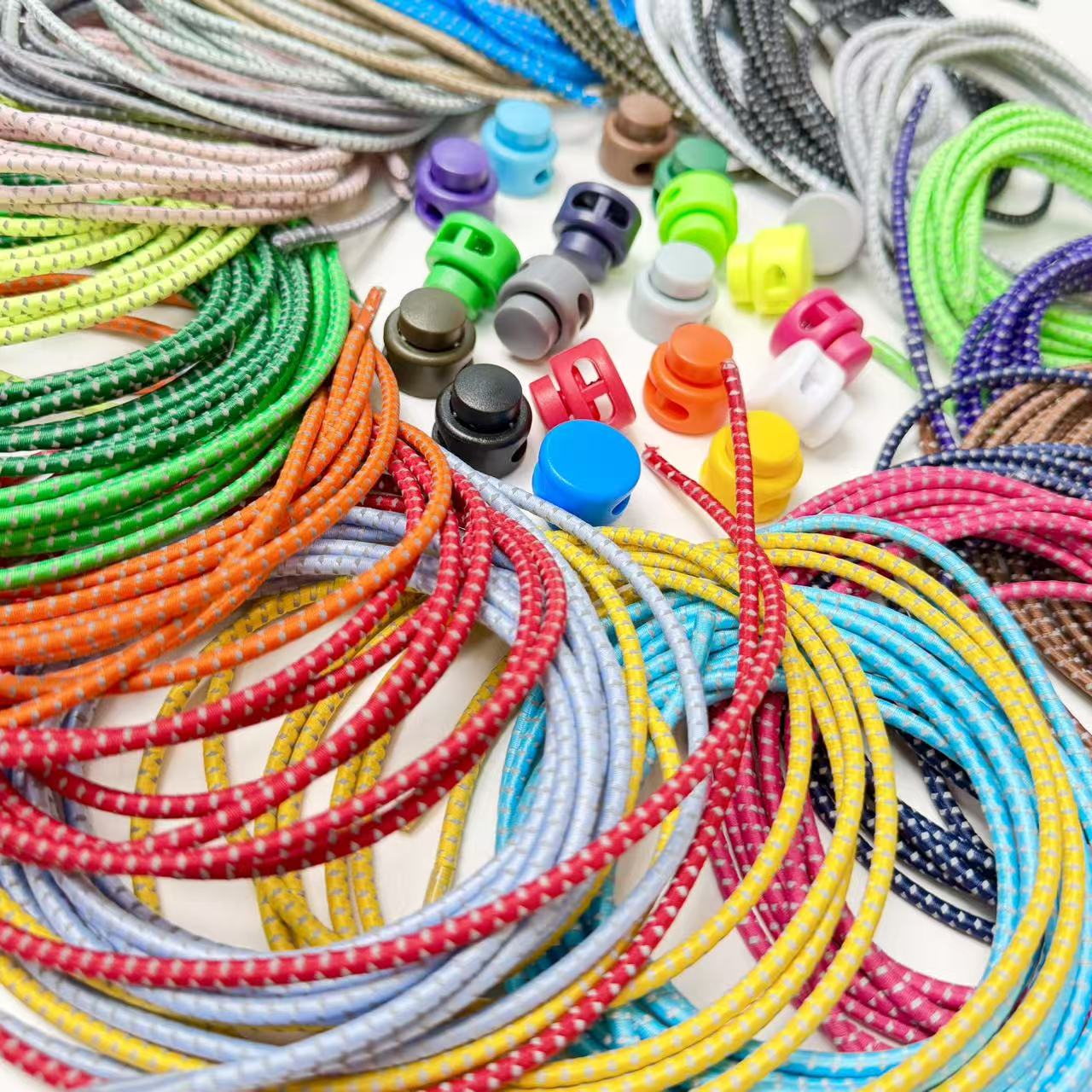 丸ゴム弾力タイプ 反射材入り 夜光シューレース アウトドアゴム 3ｍｍ 長さ1.2M×2本入り JPC0137ゴムロープ ゴム紐 丸ゴム 高伸縮性 カット 手芸 アウトドア DIY アウトドア キャンプ ゴムバンドテンションコード ゴムロープ 多目的ロープ ショックコード 弾性コード ストレッチコード - ジャパンパーツセンター