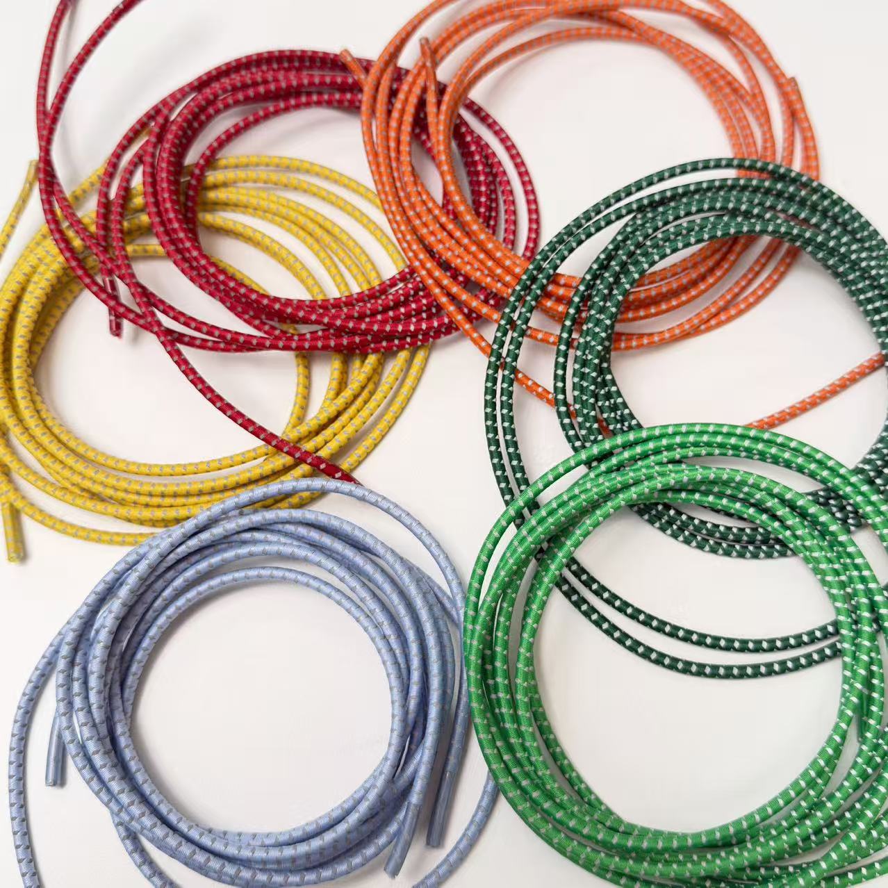 丸ゴム弾力タイプ 反射材入り 夜光シューレース アウトドアゴム 3ｍｍ 長さ1.2M×2本入り JPC0137ゴムロープ ゴム紐 丸ゴム 高伸縮性 カット 手芸 アウトドア DIY アウトドア キャンプ ゴムバンドテンションコード ゴムロープ 多目的ロープ ショックコード 弾性コード ストレッチコード - ジャパンパーツセンター