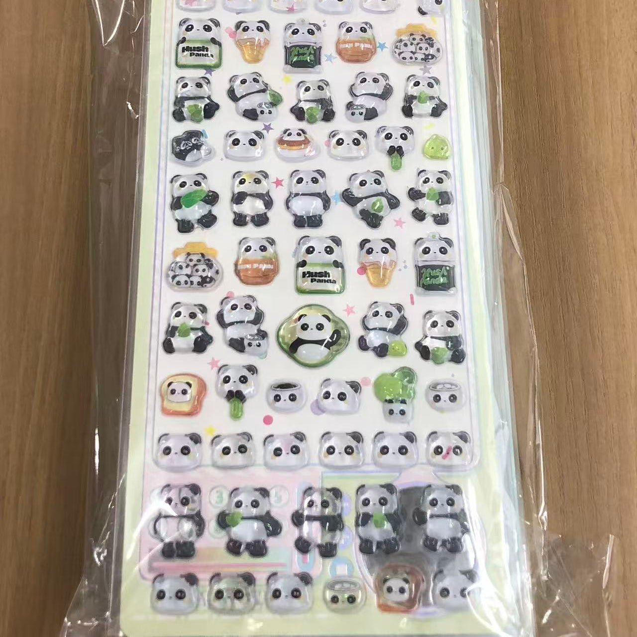 4枚 3D立体シール ボンボンシール ドロップシール セット ぷくぷく
