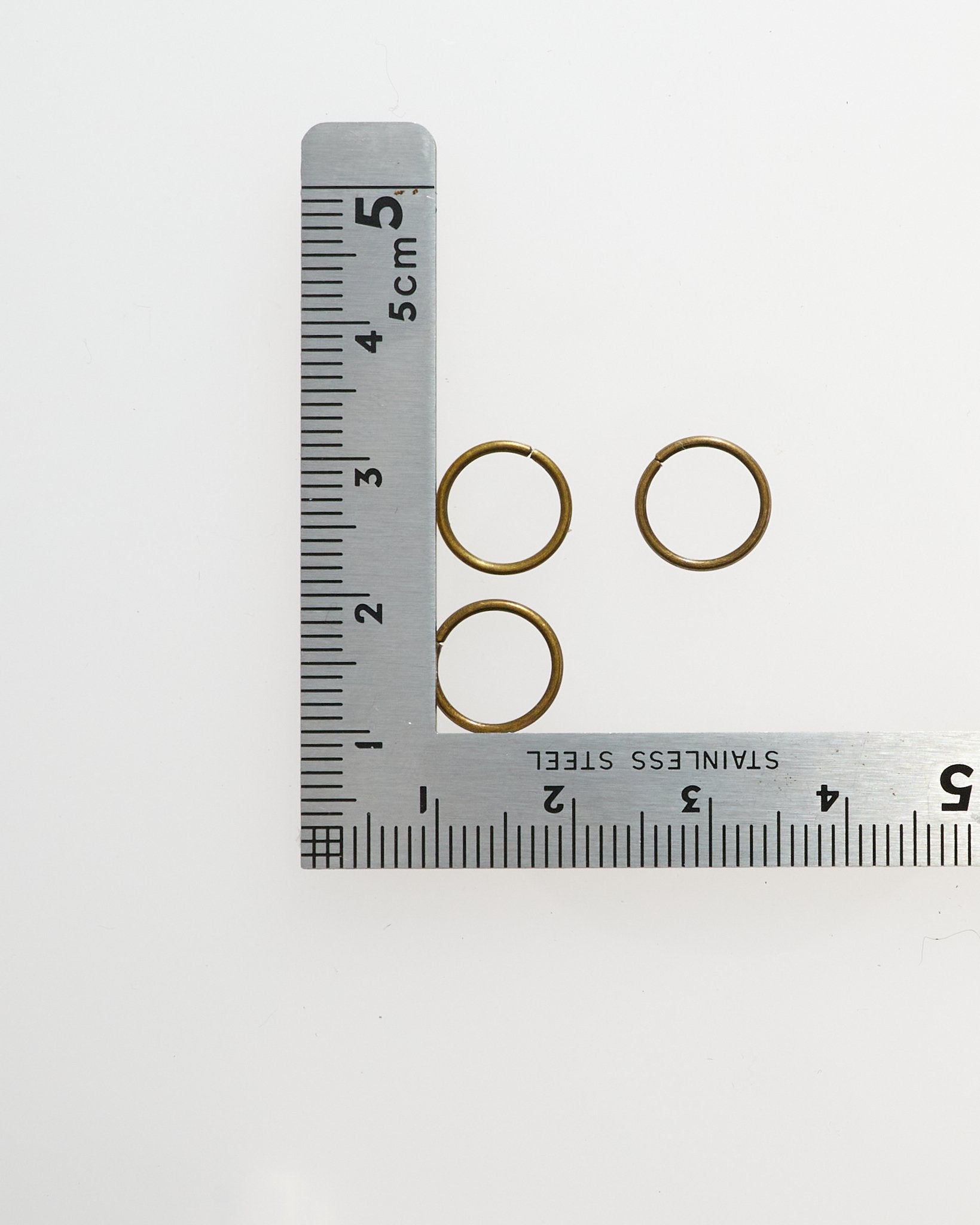 mm16 1コママルカン 丸カン 直径10mm 線径0.9mm JPC0081-10 - アクセサリーパーツ