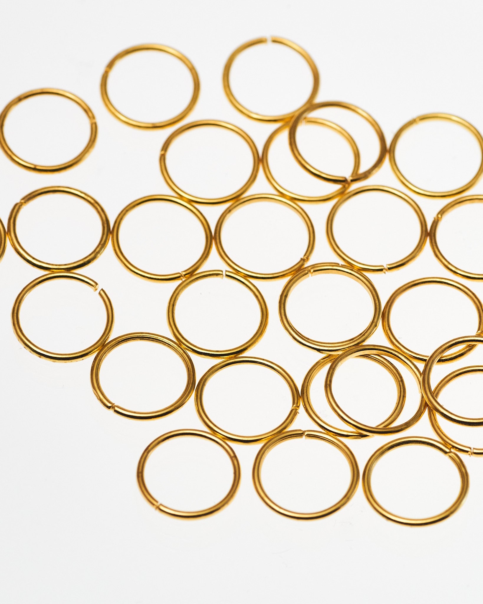 mm16 1コママルカン 丸カン 直径10mm 線径0.9mm JPC0081-10 - アクセサリーパーツ