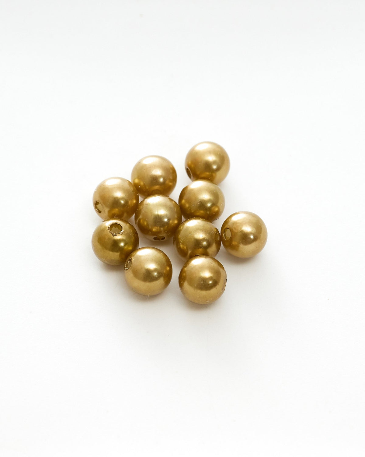 樹脂ビーズ 直径10mm 両穴タイプ JPC0094-3 - アクセサリーパーツ 