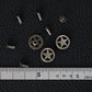 クラフト金具 飾り バネボタン カシメパーツ 12㎜ JPC156-2