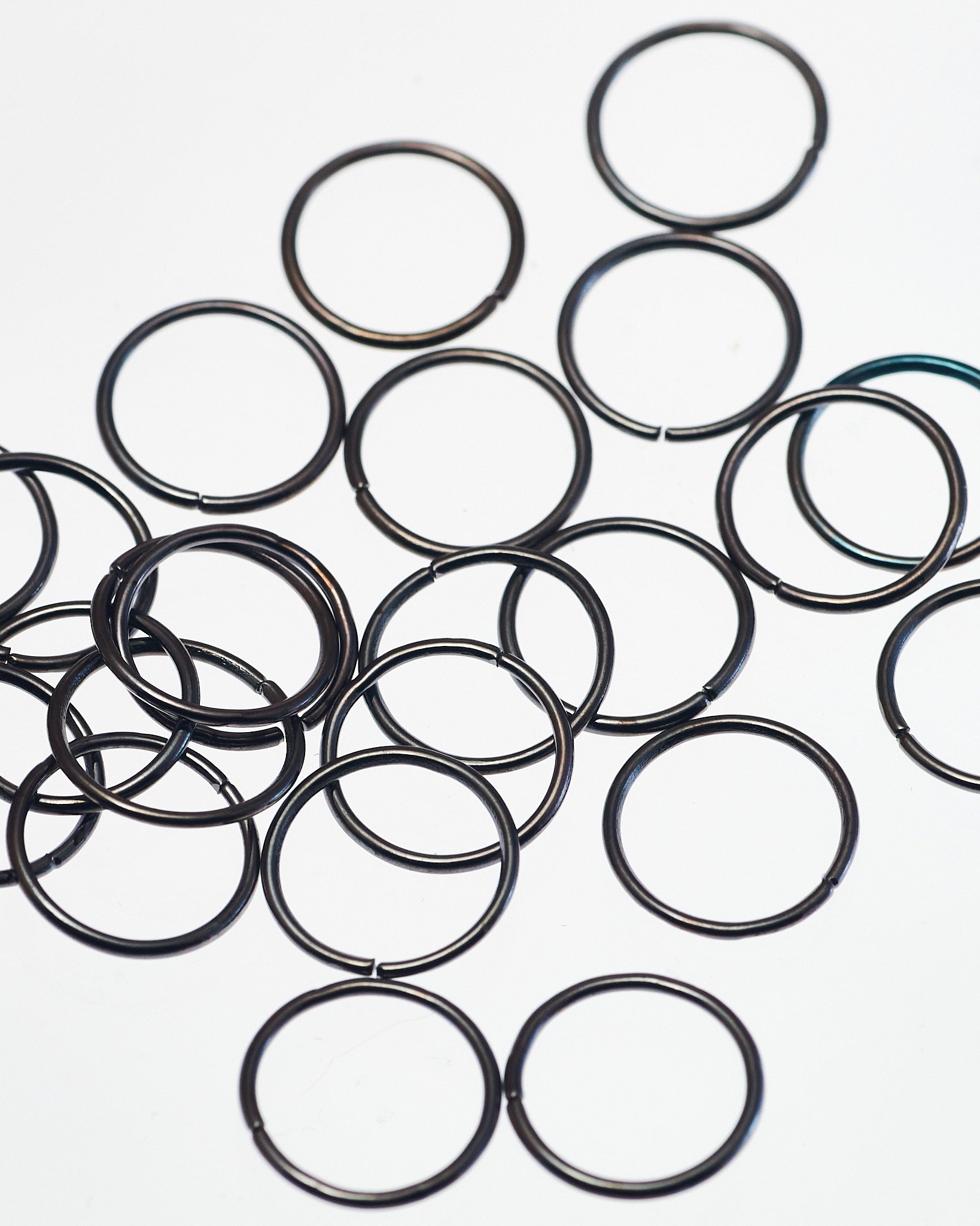 丸カン 直径12mm 線径0.9mm 約100個 JPC0081-4 - アクセサリーパーツ
