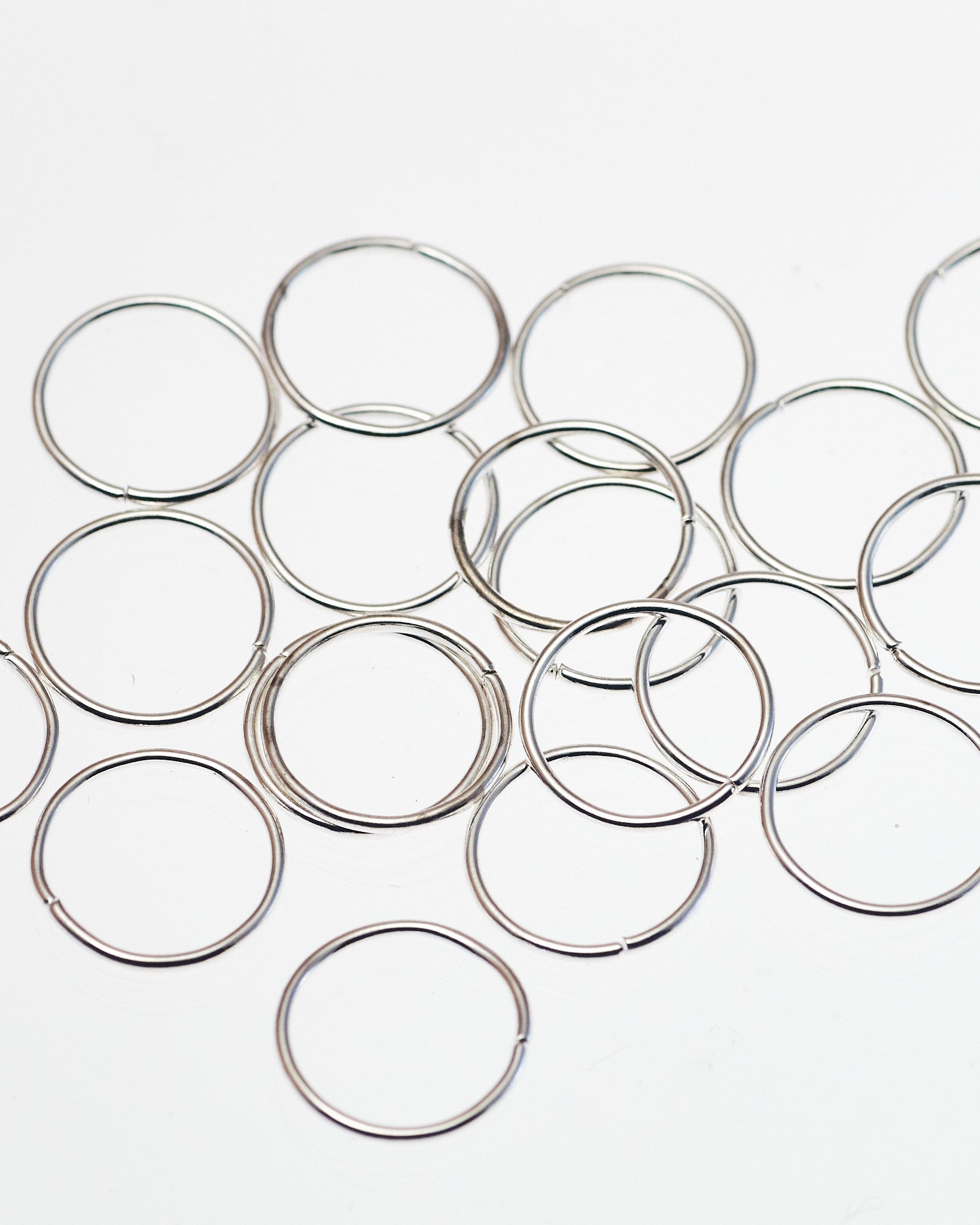 丸カン 直径12mm 線径0.9mm 約100個 JPC0081-4 - アクセサリーパーツ  