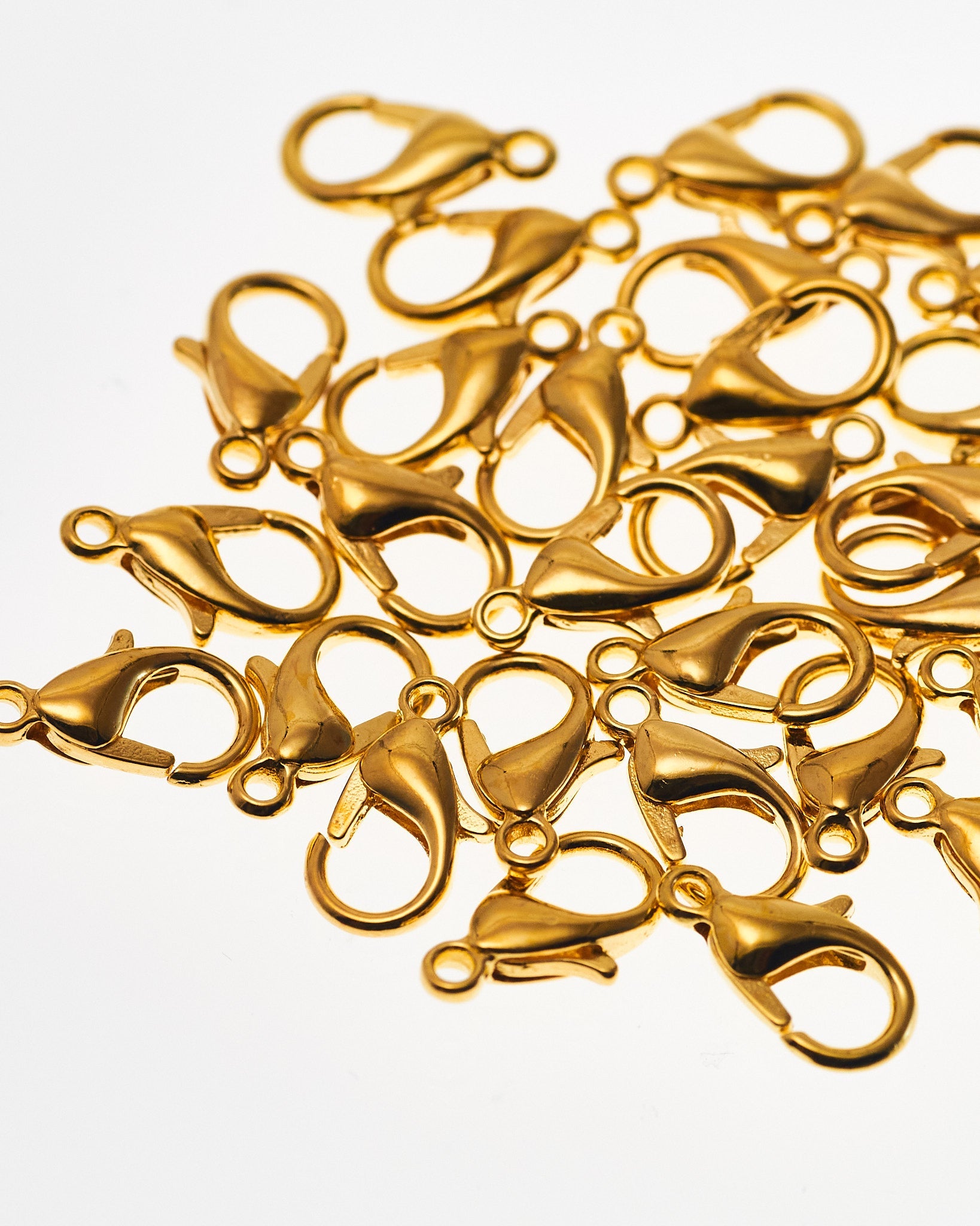 カニカン 丈約12mm 約50個入り JPC0068-1 - アクセサリーパーツ・資材