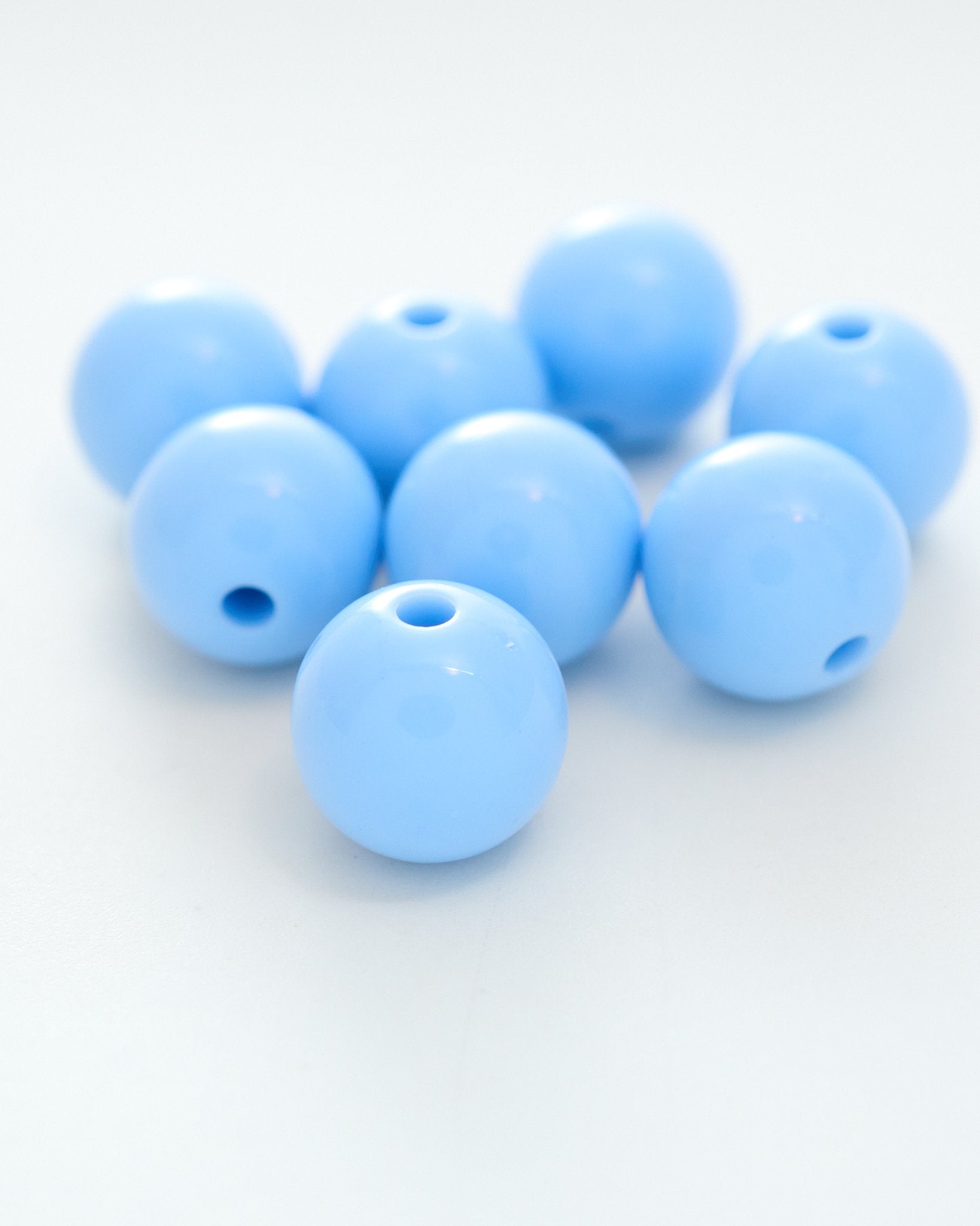 樹脂パール 両穴開き 直径約12mm JPC0102-1 - アクセサリー