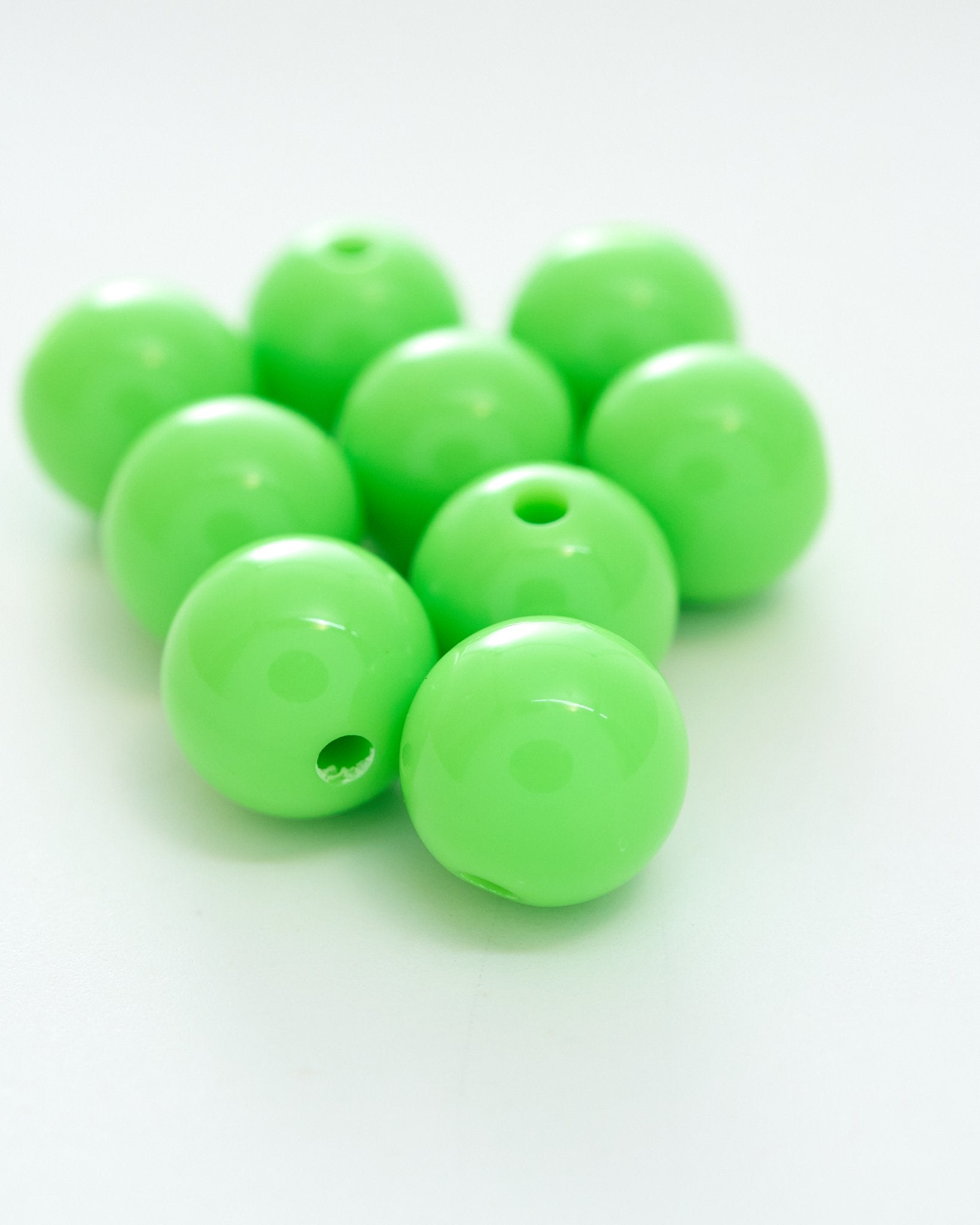 樹脂パール 両穴開き 直径約12mm JPC0102-1 - アクセサリー